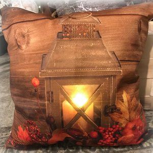 NEW Cushion Cover only LED Country FALL CANDLE